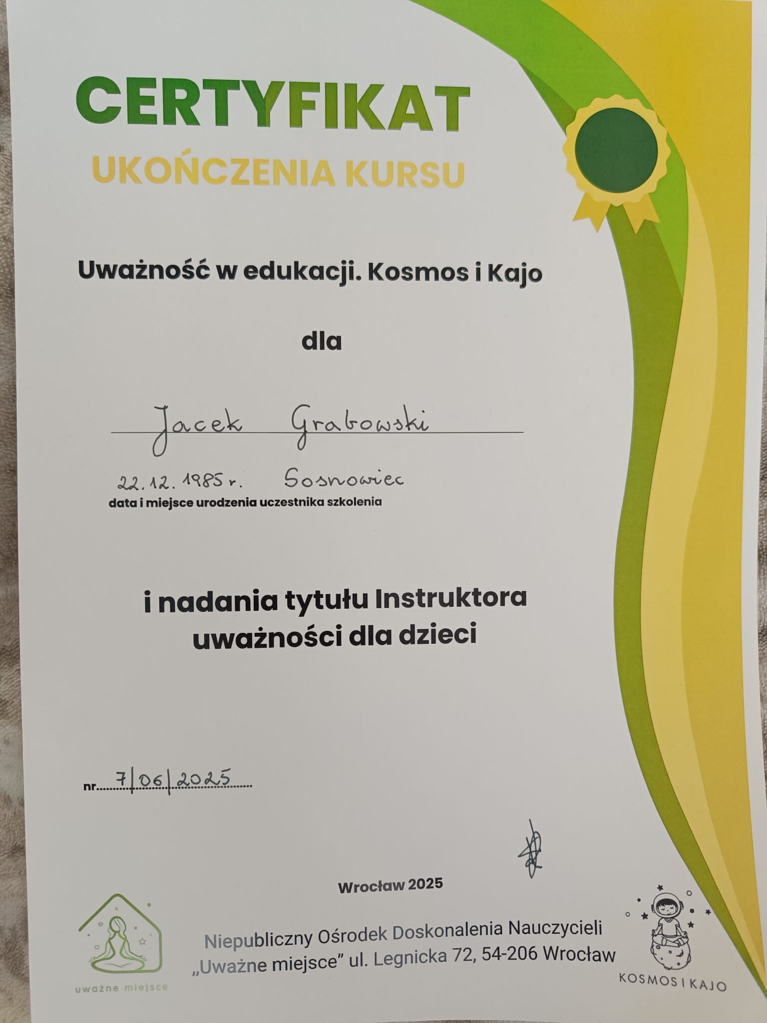 Uważność i Oddech